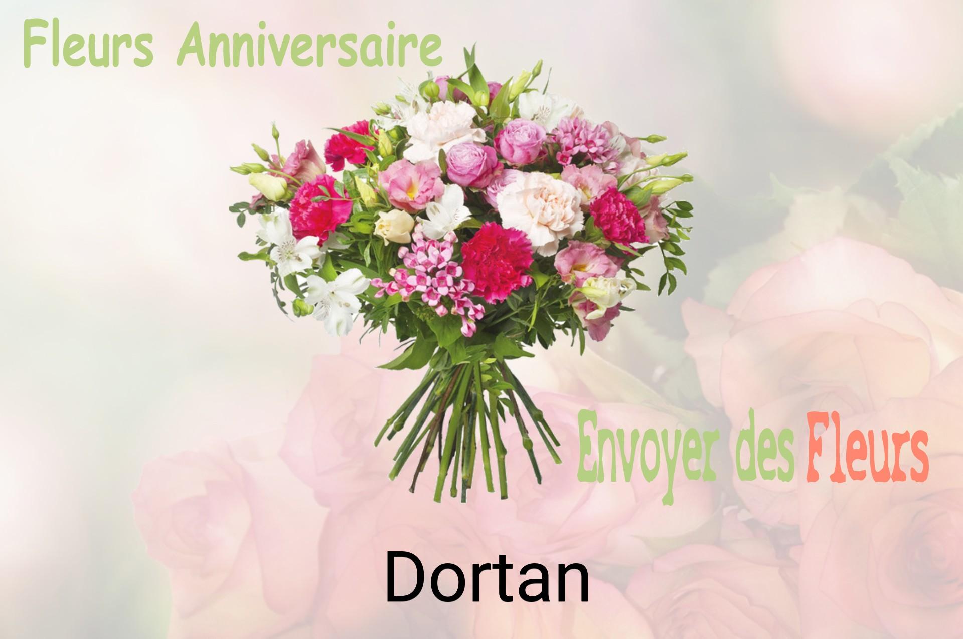 Bouquet de fleurs d’anniversaire livré à Dortan